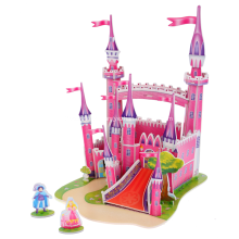 3D Rosa Schloss Puzzle